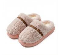 RecontraMago Pantuflas para Mujer de Invierno zapatillas casa super comodas Dos Colores, Cálidas, Varios Tamaños zapatillas de estar por casa (38-39 ROSA)