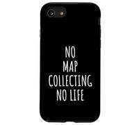 Recopilación de mapas Hombres Mujeres Cartografía Travel Explorer Historia Carcasa para iPhone SE (2020) / 7 / 8