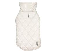 Record - Abrigo Impermeable Gabrielle para Perros, Elegante con Interior de Felpa y Acabado Brillante, Cierre de Velcro, Agujero para la Correa. Protege de la Lluvia y el frío, máxima Comodidad |