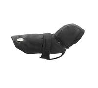 Record - Abrigo Impermeable para Perros Brumy con Capucha extraíble. Impermeable cálido y Resistente, Proteger a tu Perro de la Lluvia y el frío | Negro, XXS - Longitud de Espalda 25 cm