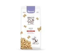 Record - BiscoRe - Galletas Naturales para Perros de Manzana, tamaño Grande de 2,5 kg. Snacks cocidos al Horno con puré de Frutas, sin conservantes ni Aceite de Palma, Ligeras, digeribles y sabrosas