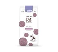 Record - BiscoRe - Galletas para Perros Naturales con arándanos, Formato de 1 kg. Snack cocido al Horno con puré de Frutas, sin conservantes ni Aceite de Palma, Ligeras, digeribles y sabrosas