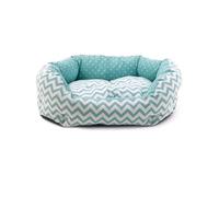 Record - Cama Acolchada para Perros y Gatos Cachorros, Suave y acogedora, cojín para Perros y Gatos | S - 60 x 50 x 20 cm, Color Aguamarina