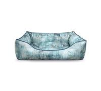 Record - Cama para Perros y Gatos Cozy Green de Pet Reciclado. Cama Acolchada para Mascotas con Base Antideslizante y cojín extraíble. Cojín Rectangular para Perros y Gatos | S - 61 x 48 cm