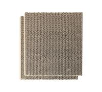 Record - Cartón de Repuesto para rascador Pagoda - Paquete de 2 Unidades - Se Puede Utilizar por Ambos Lados - Tamaño Lado 1: 40,5 x 30 x 7,4 cm - Tamaño Lado 2: 40,5 x 30 x 2 cm