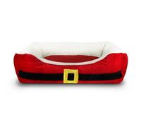 Record - Caseta para Perros y Gatos, cálida y Blanda. Cama para Perros y Gatos con temática navideña. Caseta cómoda y Decorativa para la casa | 60 x 45 x 15 cm