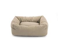 Record - Caseta para Perros y Gatos Mono de algodón Color Beige 45 x 30 x 14h cm. Cama Acolchada para Animales de Secado rápido, Suave y acogedora. Cojín Rectangular para Perros y Gatos.