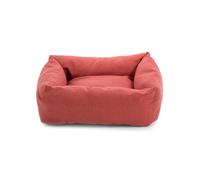 Record - Caseta para Perros y Gatos Mono de algodón Color Rojo 60 x 45 x 15h cm Cama Acolchada para Animales de Secado rápido, Suave y acogedora. Cojín Rectangular para Perros y Gatos.