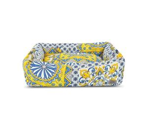 Record - Caseta para Perros y Gatos Sorrento de polialgodón. Cama Acolchada para Animales con diseño Alegre. Cojín Rectangular para Perros y Gatos | S - 60 x 45 x 17 cm