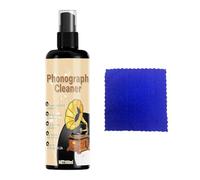 Record Cleaner Fluid - Vinyl Set Decontamination, Scrubber Microfiber Absorbent, Discoloration Album Preservation Refurbishment | Home Music Audio Turntable Antistatic Safe Ultrasoft Precision