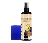 Record Cleaner Spray - 100ml Vinyl Album Stain Remover, Disc Washing Solution for Music Lovers, LP Cleaning Fluid with Microfiber Towel, Audio Accessory, Turntable Care for Teens and Adults