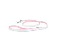 Record - Correa para Perros y Gatos Tokio - Fabricada en Polipiel con Acabado Iridiscente en el Lado Exterior - Talla M - Longitud 120 cm - Color Rosa Cambiante