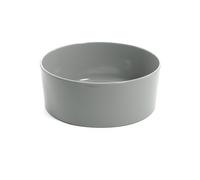 Record Cuenco para Perros y Gatos Simply Mine - Fabricado en melamina - Antideslizante - Tamaño: Ø 21 cm - Capacidad 2,1 L - Color Gris Liso