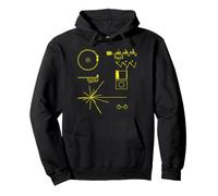 Récord de Oro de la NASA Voyager Sudadera con Capucha