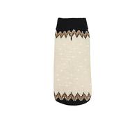 Record - Jersey para Perros Marzipan de Cuello Alto, Longitud de la Espalda 45 cm. Jersey cálido para Perros con la Trama de Efecto metálico para una Comodidad óptima y un Estilo Elegante | Beige, L