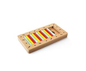 Record - Juego de activación Mental para Perros y Gatos Cilindros - Nivel de dificultad 1 - Rompecabezas para Perros y Gatos - Material Madera - Base Antideslizante - Dimensiones: 28,2 x 15 x 3 cm