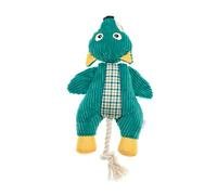 Record - Juego Interactivo para Perros Wildplay de Peluche con Muelle Incorporado.Juego para Perros de Todos los tamaños Ideal para Juegos de rastreo y persecución | Zorro, 33 cm