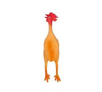 Record - Juguete de látex para Perros Gallina con Squeaker - Juguete Interactivo para Animales - Forma Realista de gallina - Material Resistente - Tamaño: 45 cm