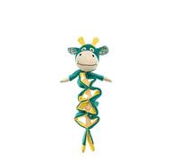 Record - Juguete Interactivo para Perros Wildplay de Peluche con Efecto Crunchy y Cuerpo elástico. Juguete para Perros Ideal para Tirar y Tirar | Jirafa, 45 cm