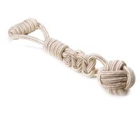 Record - Juguete para Perros de algodón Natural. Tirante para Perros Resistente Tirar y Tirar de la Cuerda. Estimula la masticación favoreciendo la Limpieza de los Dientes | Tirante