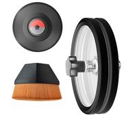 Record Label Saver - Limpiador de discos impermeable, cuidado del disco de sonido, cepillo de limpieza de discos, ahorro de etiquetas LP - Protector de etiqueta limpia para grabación de sonido