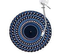 Record Mat - Interactive Audiovisual Display, 30cm Anti-Slip Optical Illusion, Turntable Slipmat | Vinyl Player Accessory For DJ Music Lovers Home Studio Art Display