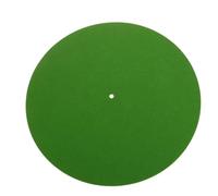 Record Pad Platter Mat 2pcs Slip Mat Felt Turntable Platter Mat For LP Vinyl Record Audio Replacement DIY Accessories(Green)