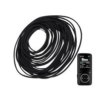 Record Player Belt - Rubber, 30X Rubber Binding Belt Square Drive | No Vibrato Smooth Replacement, Hybrid Cassette For Recorders, Record Players, Sewing Machines, Walkmans