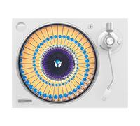 Record Player Mat - Optical Illusion Slipmat,Animated Turntable,Stylish Music Performance Collectors Tool,Home Studio Club Festival Event Use,Audiophile Producer Enthusiast Display Decor