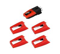 Record Player Needle, 1 PC Record Player with 4 PCS Diamond Stylus Replacement for , , ION, LP