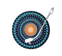 Record Slipmat - Animation Turntable Mat | 12 Inch Optical Illusion Slipmat, For DJs Turntablists Collectors Audiophiles Enthusiasts Producers Engineers