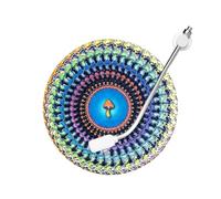 Record Slipmat - Animation Turntable Mat | 12 Inch Optical Illusion Slipmat, For DJs Turntablists Collectors Audiophiles Enthusiasts Producers Engineers