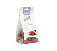 Record - Snack sin Gluten de Alma Pura para Perros 100% Naturales. Galletas Naturales cocidas al Horno con Sabor a hígado y Bayas, Fabricadas en Italia |75 g
