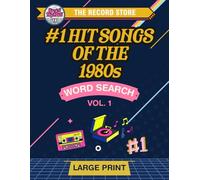 Record Store: #1 Hit Songs of the 1980s -- Vol 1: Large Print Word Search for Adults