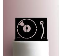 Record - Tocadiscos de acrílico para tartas, 12,7 cm de ancho, color azul