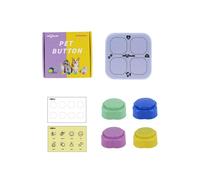 Recordable Dog Button Talking Button for Pet Communication Speaking Button for Dog Communicate Through Word Set of 4