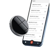 Recordadora de Voz de Fiorky con aplicación para transcripción de Voz a Texto de IA, grabadora con traducción en Tiempo Real de Registro de Audio reducción de la grabación Audio Dispositivo