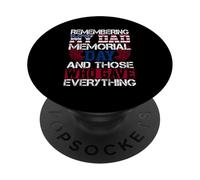 Recordando el Día de los Caídos de Mi Papá y los Que lo dieron Todo PopSockets PopGrip Adhesivo
