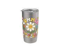 Recordando mi mentalidad estética retro hippie de los años 70 Vaso térmico de acero inoxidable de doble pared
