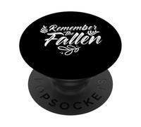 Recordar A Los Caídos Día De Los Caídos Veterano Militar PopSockets PopGrip Adhesivo