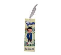 Recordatorio Comunion Niño personalizado (20 unidades) beige - señalizador para Detalles de comuniones - Marcapaginas como Recuerdo de los Invitados a Comunión