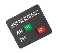 Recordatorio De De Mascotas: Gráfico Deslizante AM PM | Letrero Magnético O Adhesivo De Doble Cara Para De Perros Para Refrigerador, Rastreador De De Rutina Diar