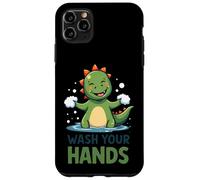 Recordatorio de higiene de Dinosaurios para lavarse Las Manos Carcasa para iPhone 11 Pro MAX
