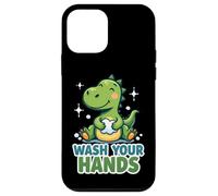 Recordatorio de higiene de Dinosaurios para lavarse Las Manos Carcasa para iPhone 12 Mini