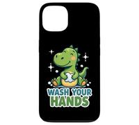 Recordatorio de higiene de Dinosaurios para lavarse Las Manos Carcasa para iPhone 13