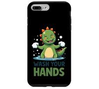 Recordatorio de higiene de Dinosaurios para lavarse Las Manos Carcasa para iPhone 7 Plus/8 Plus