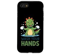 Recordatorio de higiene de Dinosaurios para lavarse Las Manos Carcasa para iPhone SE (2020) / 7/8