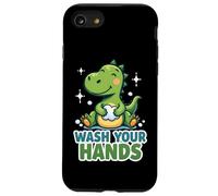 Recordatorio de higiene de Dinosaurios para lavarse Las Manos Carcasa para iPhone SE (2020) / 7/8