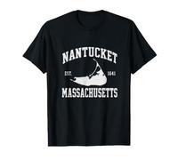 Recordatorio de Recuerdo de Nantucket Massachusetts MA Hombres Mujeres Camiseta gráfica económica