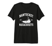 Recordatorio de Recuerdo de Nantucket Massachusetts MA Hombres Mujeres Camiseta Premium